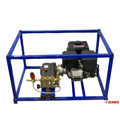 АВД на раме Hawk 350 бар 17 л/мин (на бензиновом двигателе)